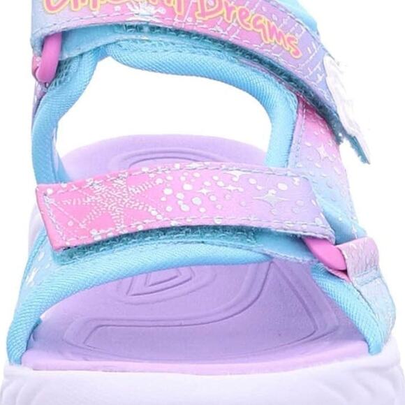 Sketchers kids Unicorn dreams light up sandals toddler girls size 8 NEW!! - Picture 5 of 9